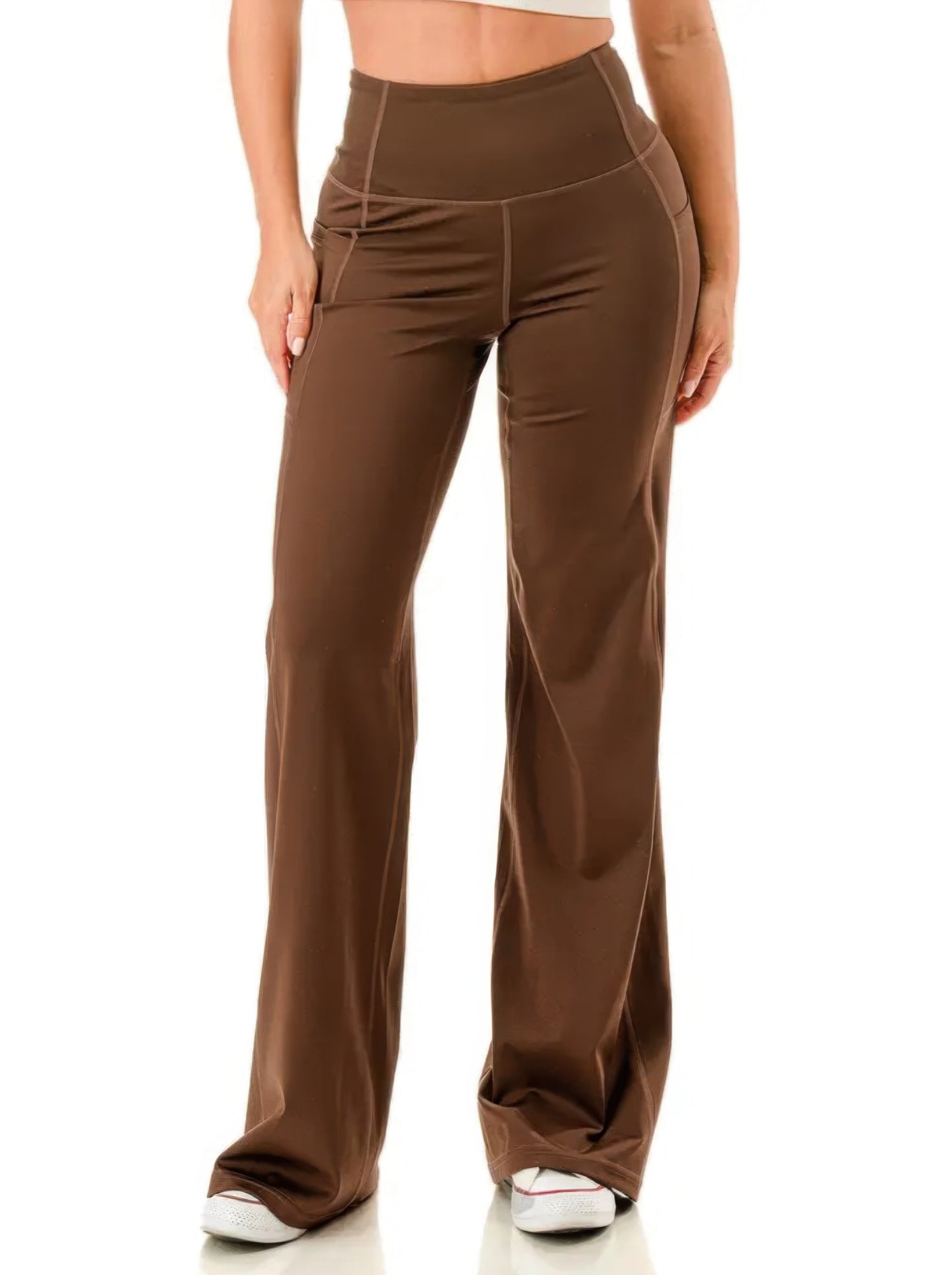 Wide Leg Flare Yoga Pants - Wear Arielle