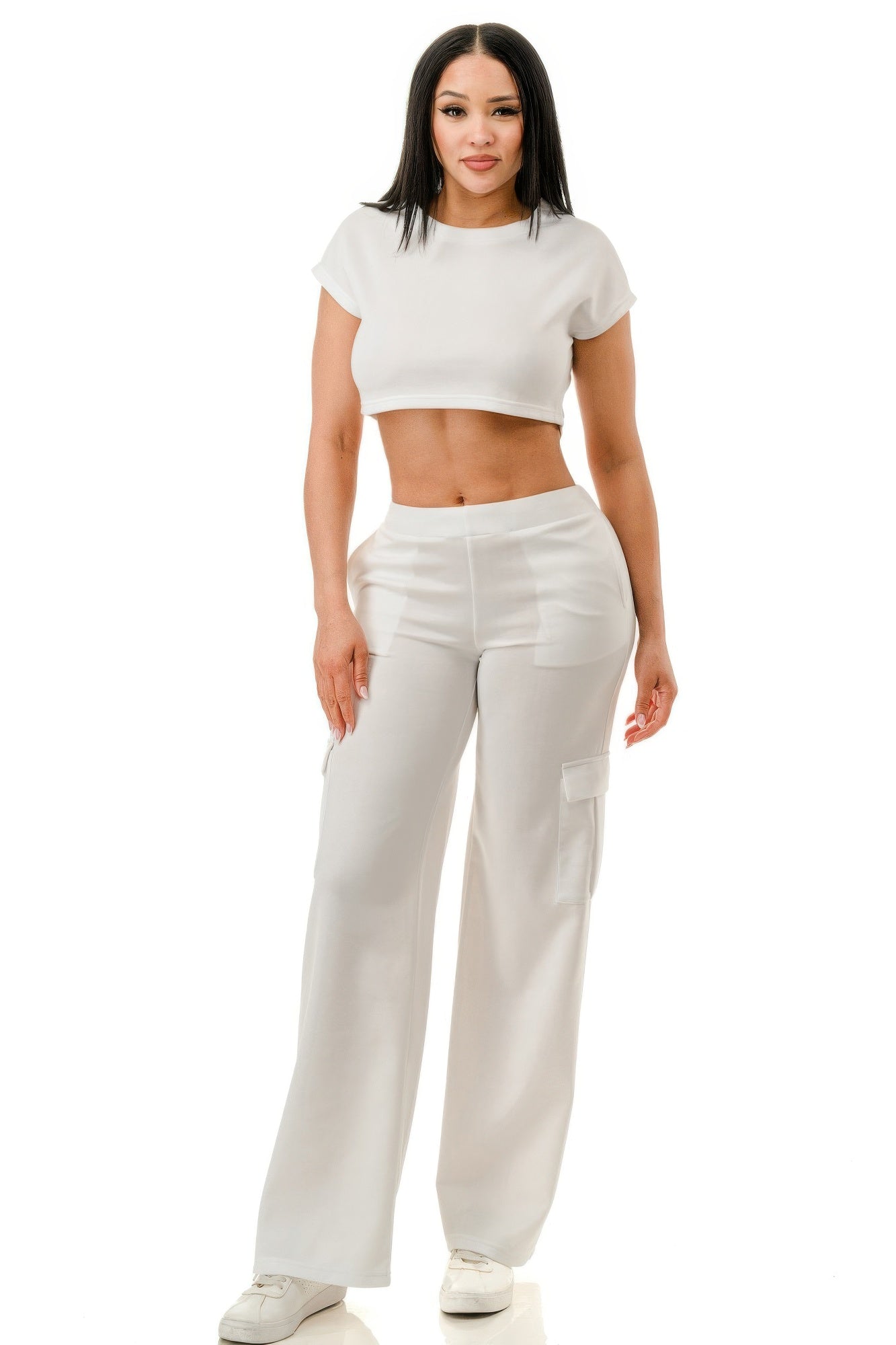 Wide Pants Cargo Set - Wear Arielle