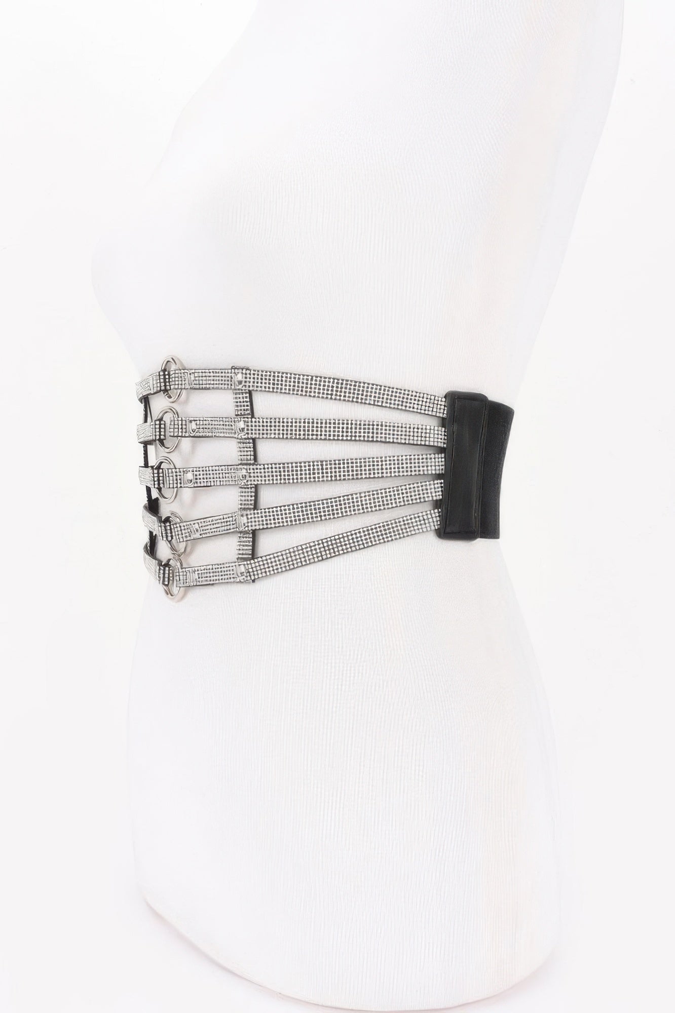 Wide Rhinestone Waist Belt - Wear Arielle